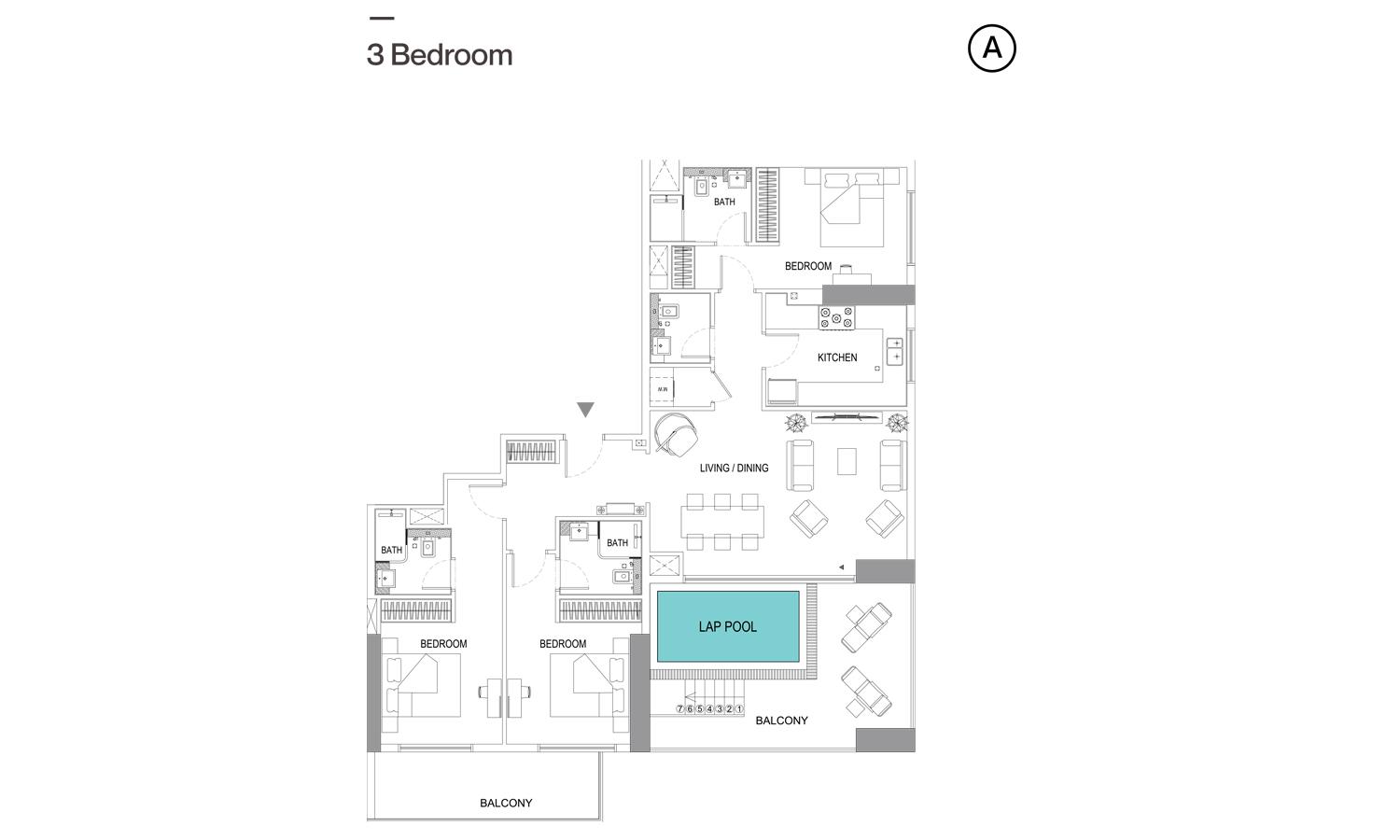 3 Bedrooms